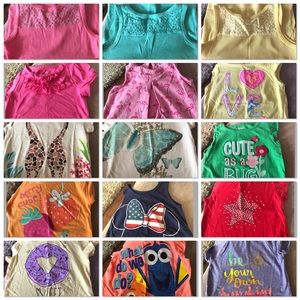 Lot of 24m/2t t-shirt’s and tanks